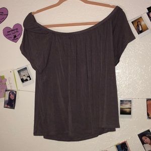 Off the shoulder shirt